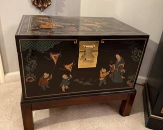 	#13	Asian chest lacquer finish 23x16x20	 $175.00 				