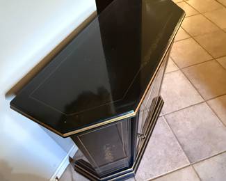 	#21	Asian inspired cabinet 30x13x29	 $80.00 				