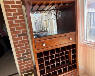 	#51	Ethan Allen bar cabinet 33x15x66	 $125.00 				