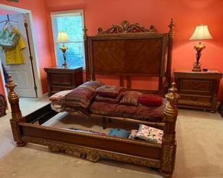 	#2	Horchow "Bellissimo" king bed frame	 $200.00 				