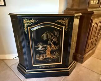 	#21	Asian inspired cabinet 30x13x29	 $80.00 				
