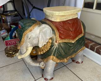 	#47	Ceramic elephant 23x20	 $30.00 				