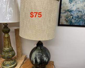 Vintage XL Glass Lamp