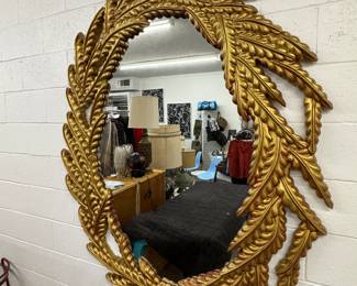 XL Gold Leaf Mirror 6' tall x 52" w
$200