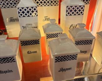 German Ceramic Decanter Set