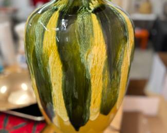 Vintage Drip Glaze Lamp