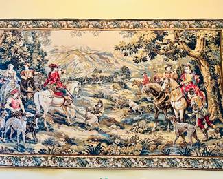 D'Apres C. Detti, Large wall tapestry, 103 x 60