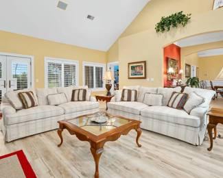 Formal Living  Room. All furniture and decor shown is available. 