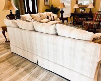 Pair of fabric sofas, Coastal Elegance by Alez-Vale, 