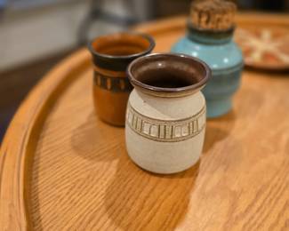 James Sanders pottery pieces