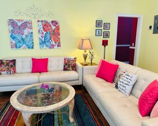 Furniture, clothing, and jewelry.