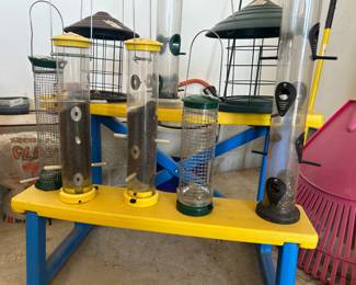 Tons of Wild Birds Unlimited Feeders