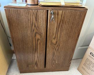 Locking Storage Cabinet