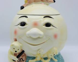 Cow over the moon cookie jar