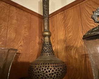 Moroccan Incense Burner AKA Censor or Mabkara Hand Made, Hand Punched, Very Unique, Hard To Find.