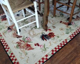 Rooster rug