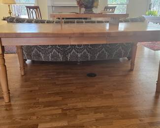 Incredibly large Butcher Table w/2 leaves