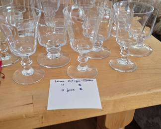 Lenox Water/Tea & Wine glasses 