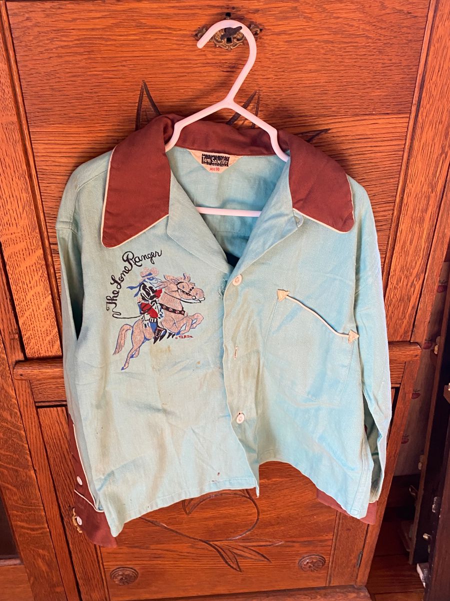 Antique The Lone Ranger Childs Shirt