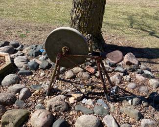 Antique Griding Wheel 