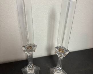 Glass oil candles