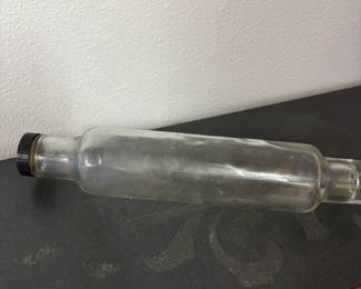 Glass rolling pin, perfect for pastry dough!