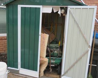Metal storage shed - buyer responsible for dismantling and moving