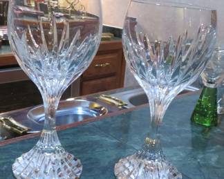 Baccarat wine glasses