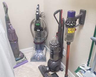 Dyson and Hoover vacs