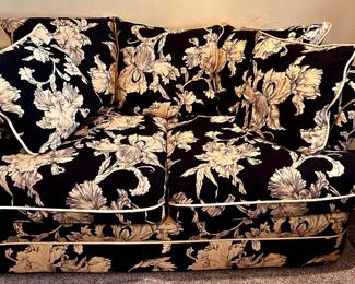 Chintz fabric love seat