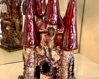 Blue Sky Pottery Cottage Rambling Rose