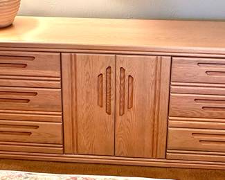 Light Colored Long Dresser