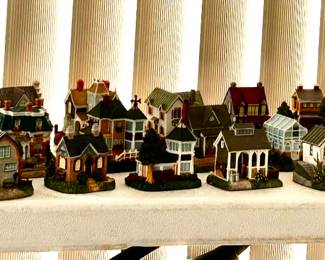 Christmas village houses
