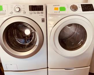 LG Washing Machine, Samsung Dryer