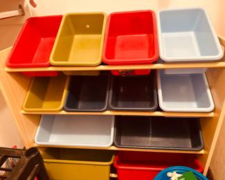 Toy storage bins