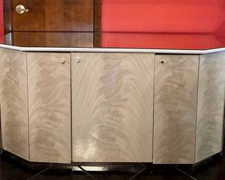 White lacquer buffet