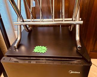 Mini Fridge, magazine rack