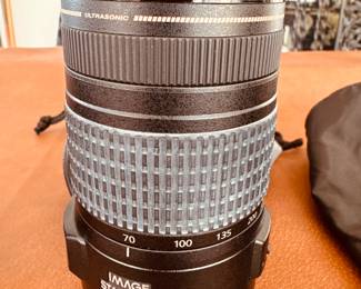 C'anon ultrasonic 70 300mm image stabilizer