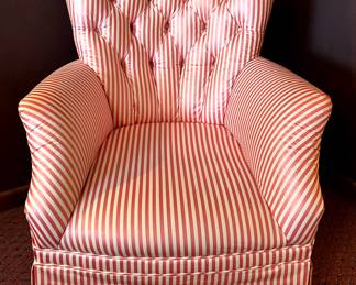Candy Cane striped chair