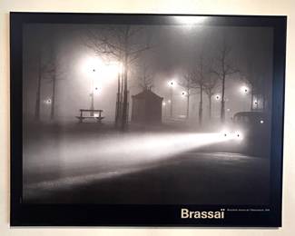 "Brouillard, Avenue de l'Observatoire", Foggy Paris night, 1934 by Brassai