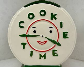 Vintage Cookie Time Cookie Jar