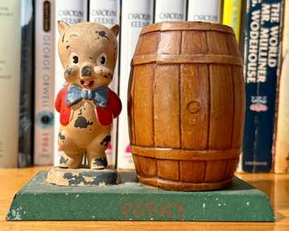 Porky Waner Bros Cast Metal Piggy Bank