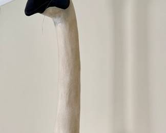 Whimsical Paper Mache Crane