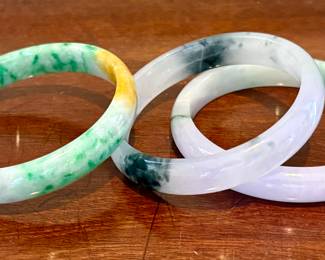 (3) Jade Bracelets