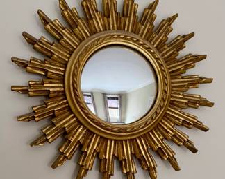 Gold Gilt Starburst Mirror