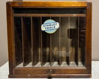 Vintage Stanley Tools Ruler Display