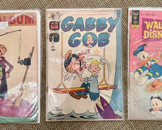 Sweet Pea & Olive Oyl, Gabby Gob & Walt Disney's Comic Books