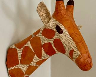 Crane's Buddy - Paper Mache Giraffe