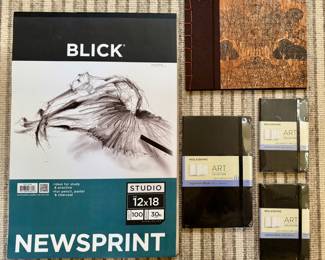 Art Supplies & New Moleskine Journals