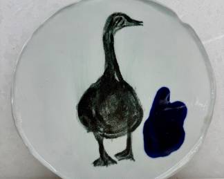 Signed Art Pottery Plate - from New Orleans